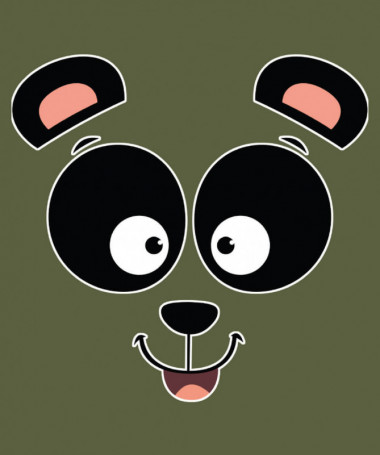 Panda T-shirt Basic Uomo