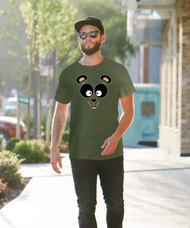 Panda T-shirt Basic Uomo