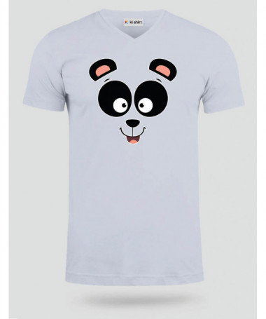 Panda  T-shirt Scollo V