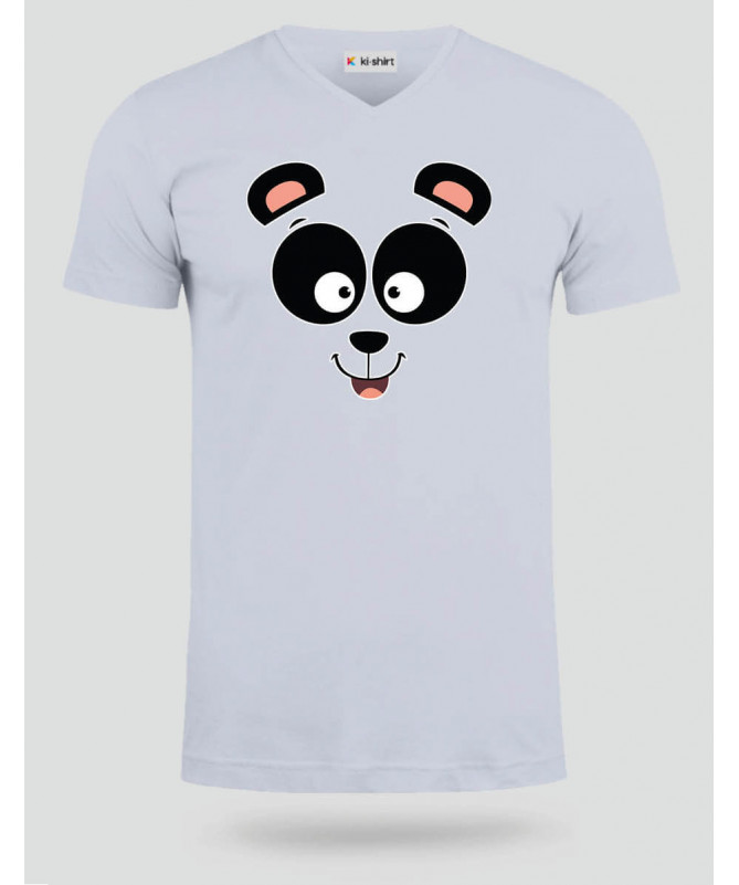 Panda  T-shirt Scollo V