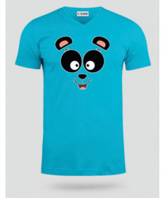 Panda  T-shirt Scollo V