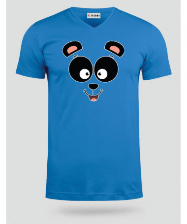 Panda  T-shirt Scollo V
