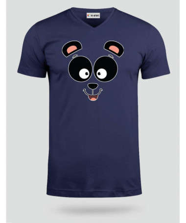 Panda  T-shirt Scollo V