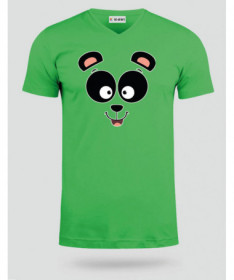 Panda  T-shirt Scollo V