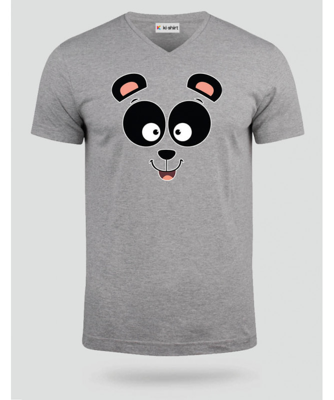 Panda  T-shirt Scollo V
