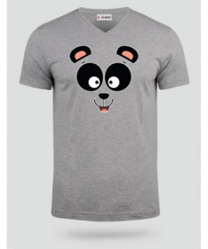 Panda  T-shirt Scollo V