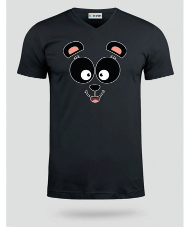 Panda  T-shirt Scollo V