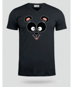 Panda  T-shirt Scollo V