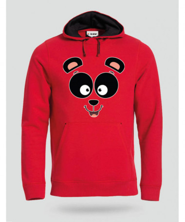 Panda Felpa Premium con cappuccio Uomo