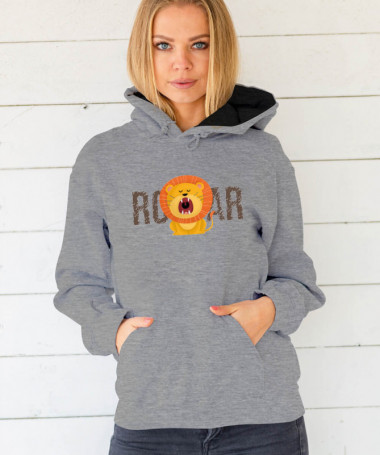 Leone Felpa Premium con cappuccio Donna