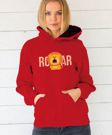 Leone Felpa Premium con cappuccio Donna