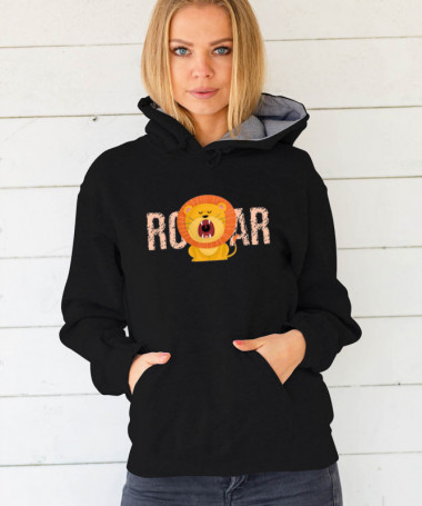 Leone Felpa Premium con cappuccio Donna