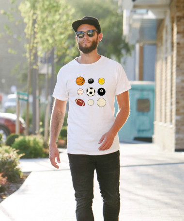 Palloni sport T-shirt Basic Uomo