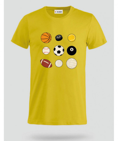 Palloni sport T-shirt Basic Uomo