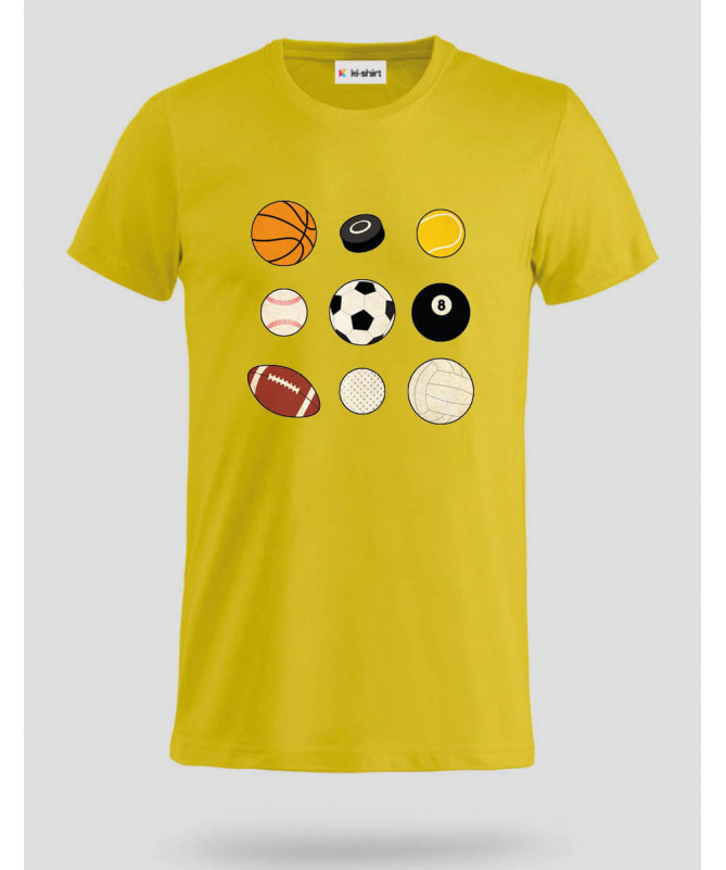 Palloni sport T-shirt Basic Uomo