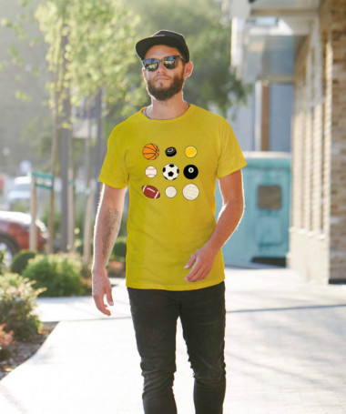 Palloni sport T-shirt Basic Uomo