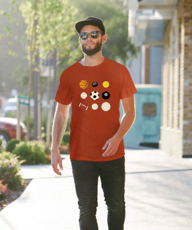 Palloni sport T-shirt Basic Uomo