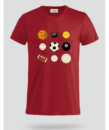 Palloni sport T-shirt Basic Uomo