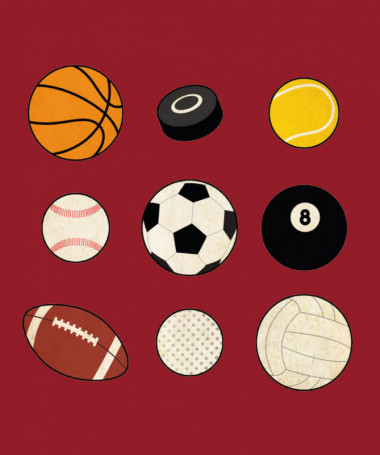 Palloni sport T-shirt Basic Uomo