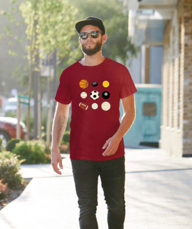 Palloni sport T-shirt Basic Uomo