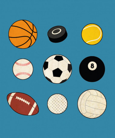 Palloni sport T-shirt Basic Uomo