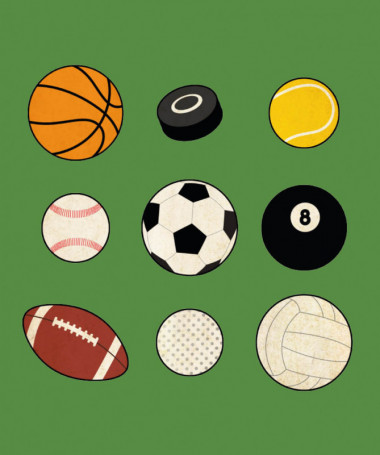 Palloni sport T-shirt Basic Uomo