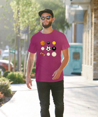 Palloni sport T-shirt Basic Uomo