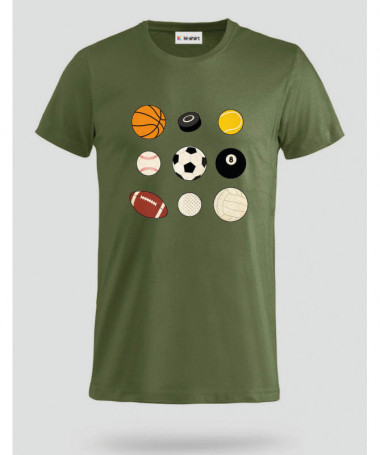 Palloni sport T-shirt Basic Uomo