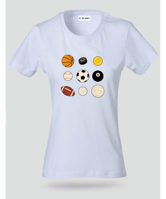 Palloni sport T-shirt Basic Donna