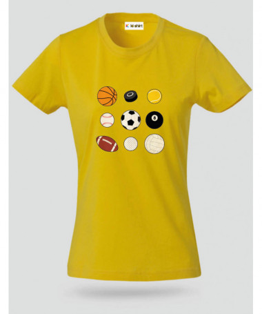Palloni sport T-shirt Basic Donna
