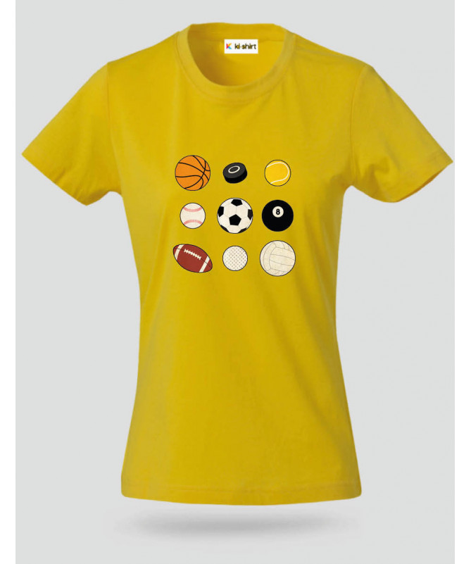 Palloni sport T-shirt Basic Donna