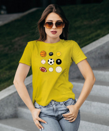 Palloni sport T-shirt Basic Donna