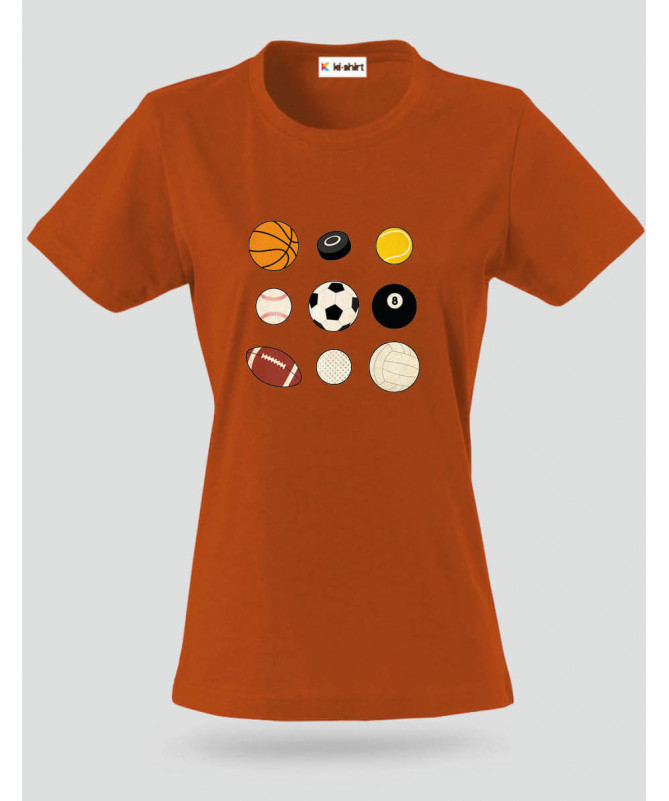 Palloni sport T-shirt Basic Donna