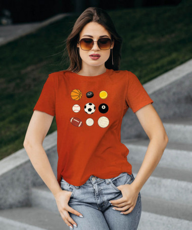 Palloni sport T-shirt Basic Donna