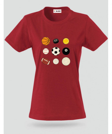 Palloni sport T-shirt Basic Donna