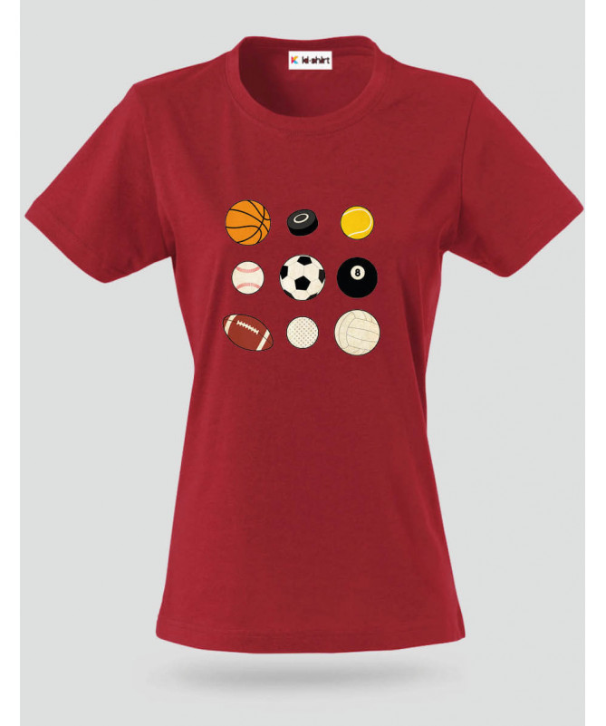 Palloni sport T-shirt Basic Donna