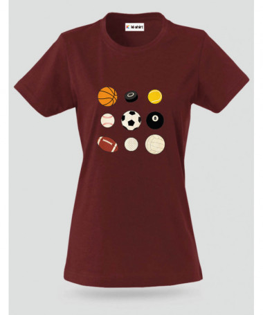 Palloni sport T-shirt Basic Donna