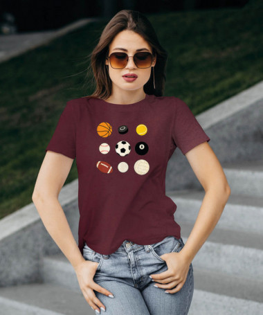 Palloni sport T-shirt Basic Donna
