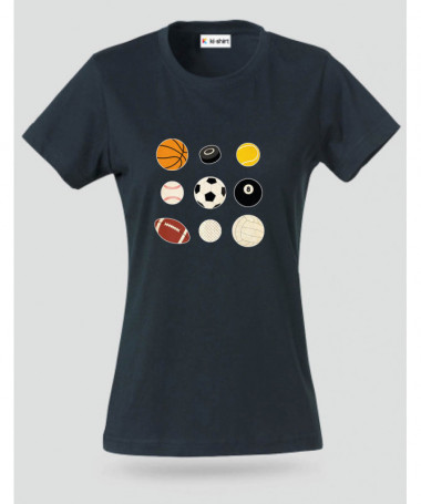 Palloni sport T-shirt Basic Donna