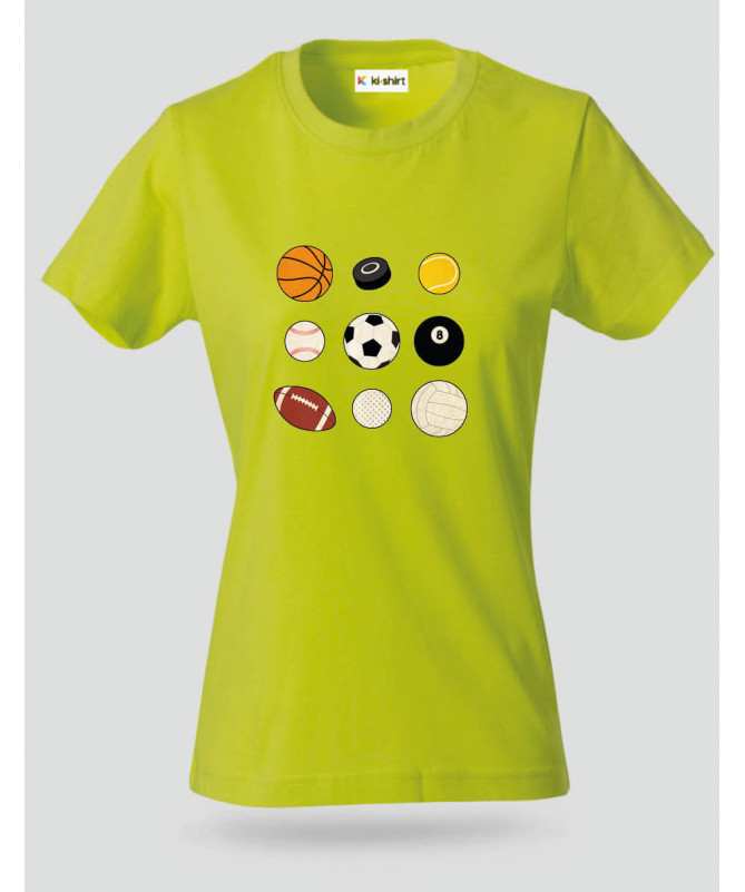 Palloni sport T-shirt Basic Donna