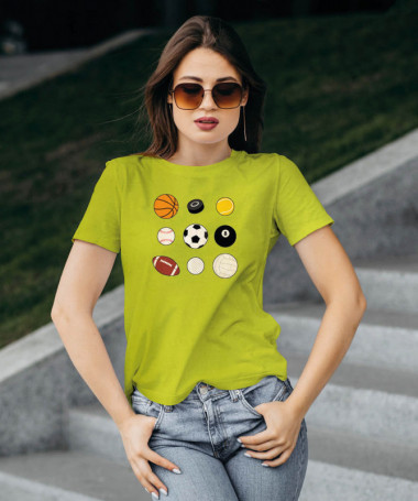 Palloni sport T-shirt Basic Donna