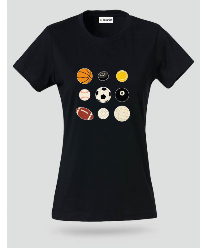 Palloni sport T-shirt Basic Donna