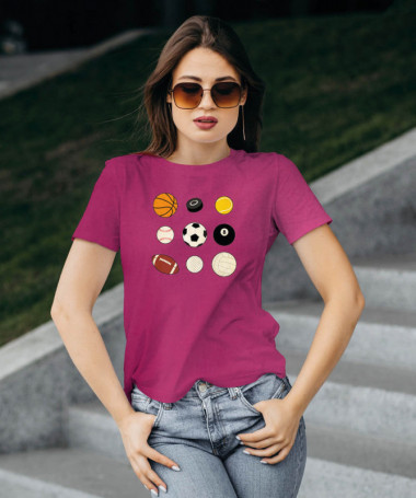 Palloni sport T-shirt Basic Donna