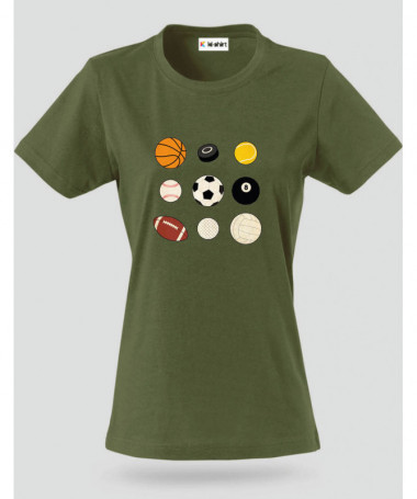 Palloni sport T-shirt Basic Donna