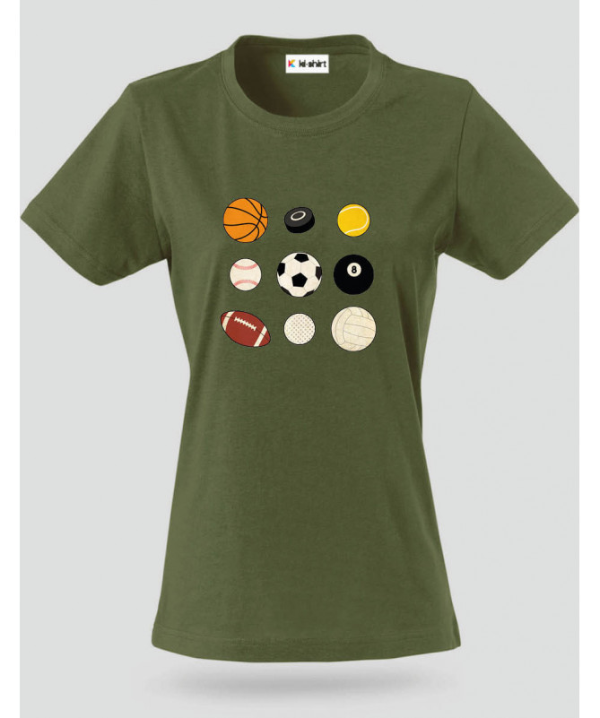 Palloni sport T-shirt Basic Donna