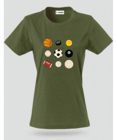 Palloni sport T-shirt Basic Donna
