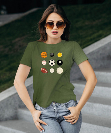 Palloni sport T-shirt Basic Donna