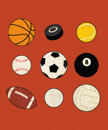 Palloni sport  T-shirt Scollo V