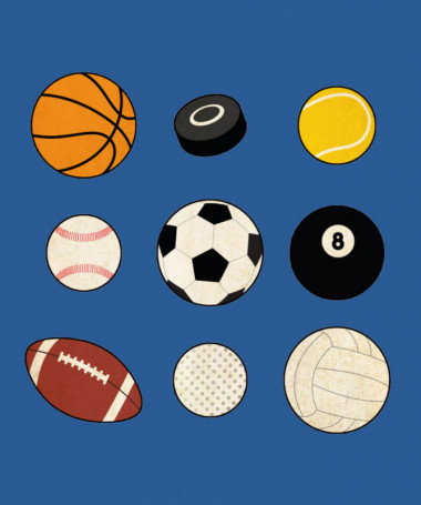 Palloni sport  T-shirt Scollo V