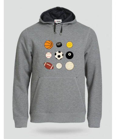Palloni sport Felpa Premium con cappuccio Uomo